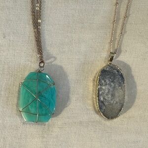 Two Elegant Pendant Necklaces